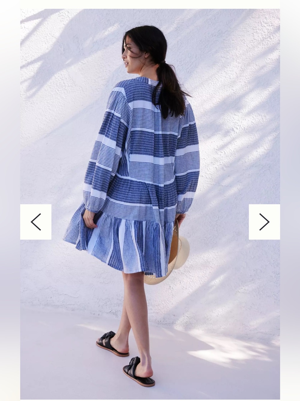 Anthropologie Seafolly Myra Jacquard Cover-Up Tunic Dress. Size S/M. - Picture 2 of 12